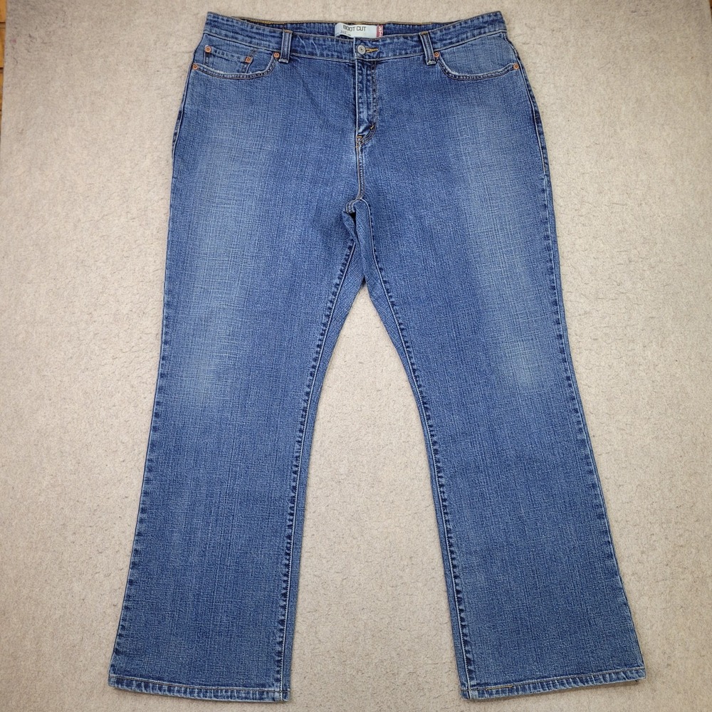 Women's Levi's 515 Boot Cut Medium Wash Denim Blue Jeans  Size 22M 40x31 Vintage